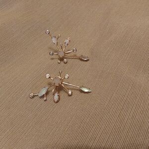 Kendra Scott Gold and Opalescent Matilda Ear Climber Earrings